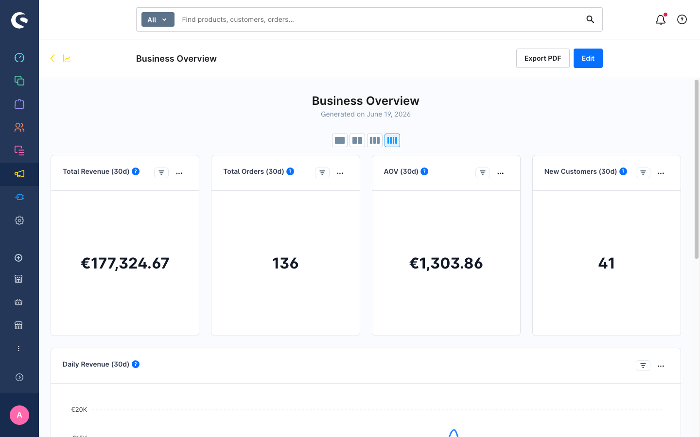 Analytics module overview