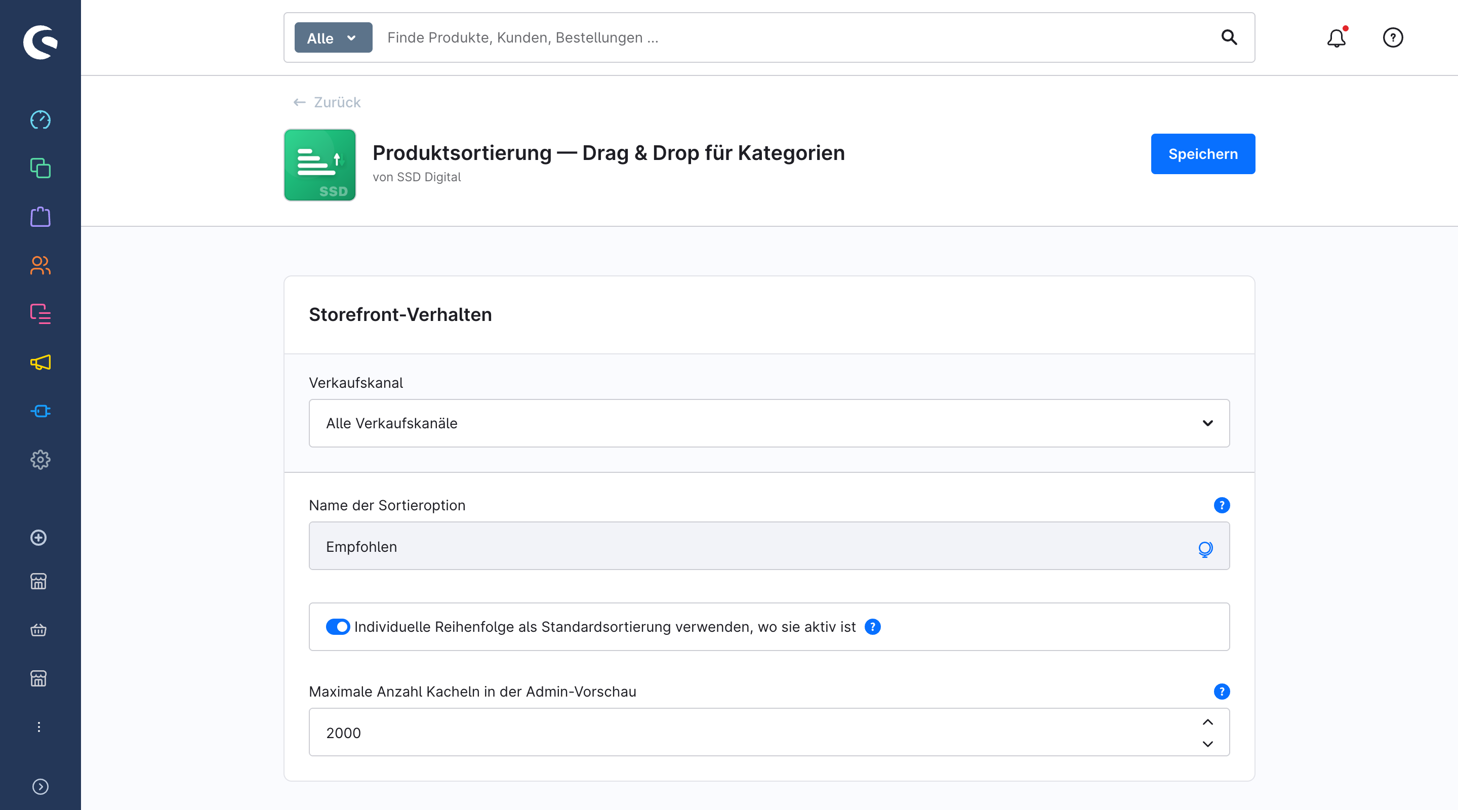 Die Plugin-Konfiguration