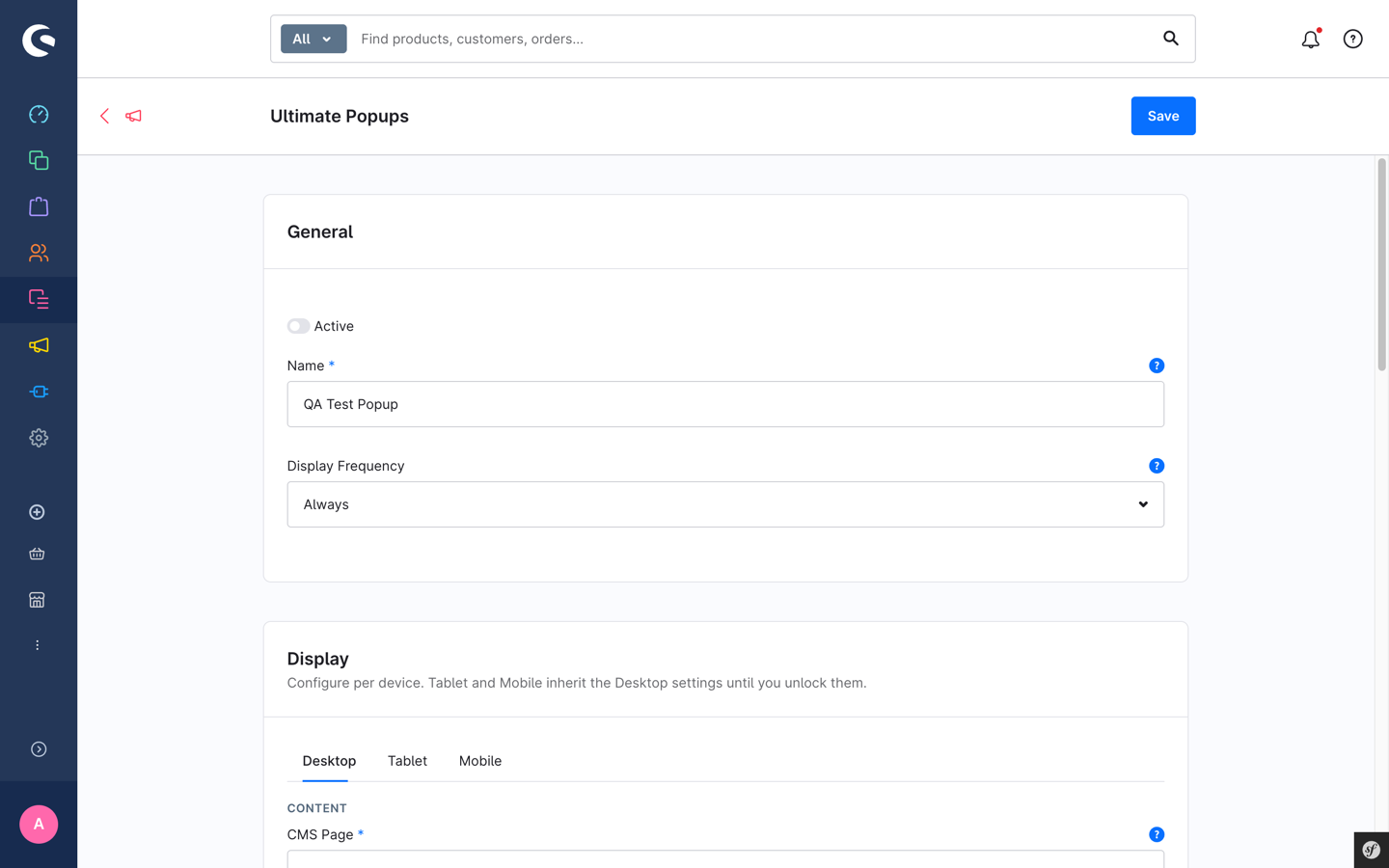 Popup detail form in the admin