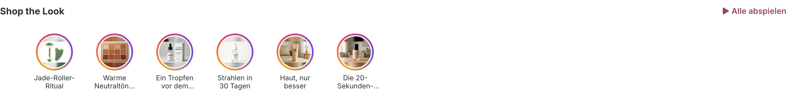 Stories-Leiste